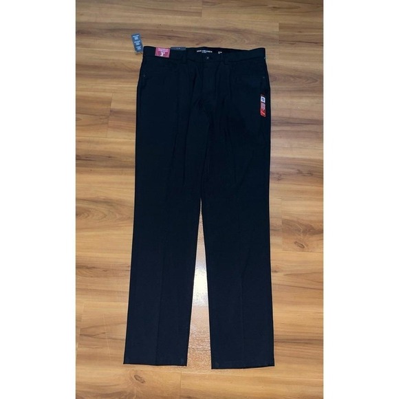 Van Heusen Other - Mens NWT Van Heusen Flex Tech Slim Fit 5 Pocket Black Non-Iron‎ Pants